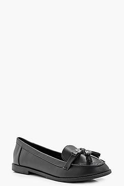 Boohoo Emilia Tassel Trim Loafer