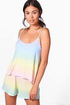 Boohoo Skye Ombre Cami & Short Set