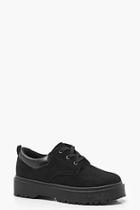 Boohoo Maya Cleated Lace Up Brogues