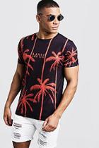 Boohoo Original Man Palm Print T-shirt