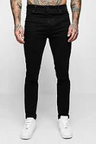 Boohoo Skinny Fit Jeans With Ripped Knee