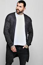 Boohoo Longline 2 Pocket Knitted Cardigan