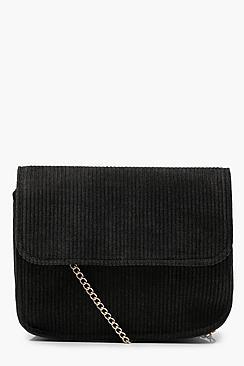 Boohoo Corduroy Cross Body Bag