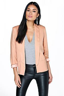 Boohoo Ellie Shawl Collar Blazer