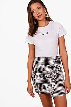 Boohoo Tall Abigail 'babes Club' T-shirt