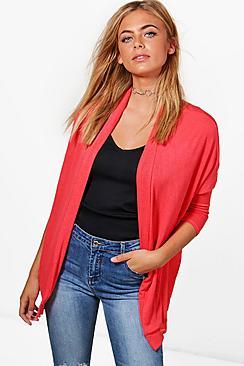 Boohoo Isabella Oversized Slouchy Batwing Cardigan