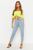 Boohoo Vintage Washed Mom Jeans