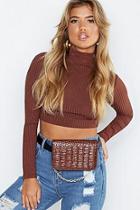 Boohoo All Over Croc Multiway Belt Bag
