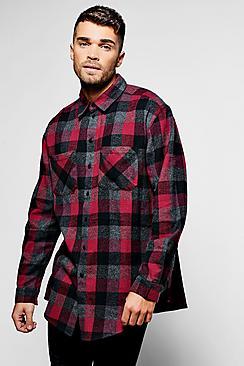 Boohoo Double Pocket Check Shirt