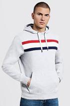 Boohoo Chest Panel Over The Head Hoodie