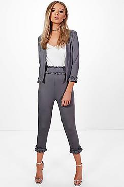 Boohoo Frill Detail Trouser