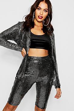 Boohoo Sequin Cycle Short