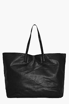 Boohoo Olivia Reversible Tote Shopper Bag