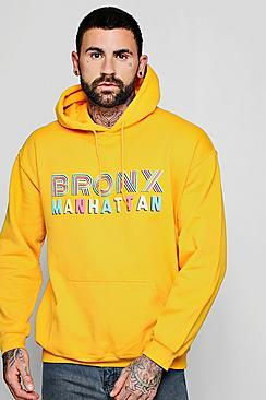 Boohoo Brony Front And Back Print Hoodie