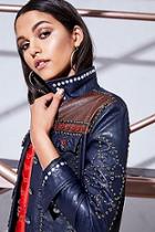 Boohoo Premium Alexis Stud & Diamonte Embellished Jacket