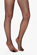 Boohoo Felicity Plain Top Fishnet Hold Ups