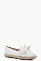 Boohoo Isla Bow Trim Espadrille