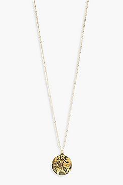 Boohoo World Pendant Necklace