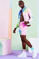 Boohooman X Philip Normal Tie Dye Denim Jacket