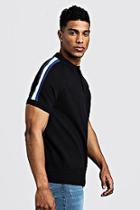 Boohoo Arm Stripe Short Sleeve Polo