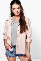 Boohoo Lexi Pocket Utility Shirt