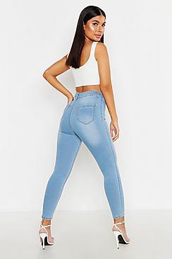 Boohoo Petite 5 Pocket Skinny Jeans