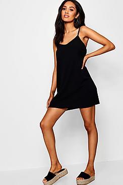 Boohoo Petite Alana Woven Cami Dress