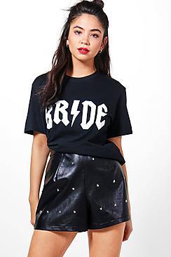 Boohoo Bride Slogan T-shirt