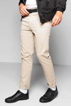 Boohoo Slim Fit Chino With Stretch Stone