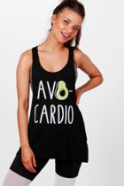 Boohoo Harriet Ava-cardio Running Tank Top Black