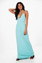 Boohoo Harriet Caged Front Maxi Dress