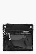 Boohoo Perspex Pockets Utility Pouch Bag
