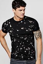 Boohoo Scatter Spray Bleach T Shirt