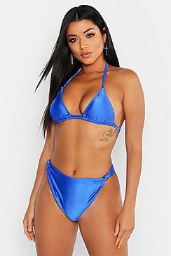 Boohoo Knotted Triangle Bikini