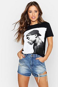 Boohoo Petite Tupac T-shirt