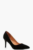Boohoo Isabella Pointed Toe V Cut Low Heels