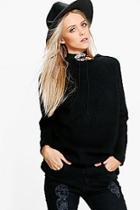 Boohoo Faye Posh Rib Jumper