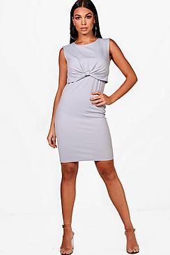 Boohoo Double Layer Midi Dress