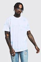 Boohoo Extended Crew Neck Tie Dye Loose Fit T-shirt