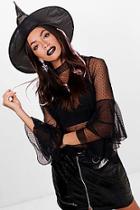 Boohoo Witch Hat With Hair