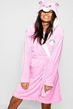 Boohoo Care Bear Hooded Dressing Gown