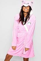 Boohoo Care Bear Hooded Dressing Gown