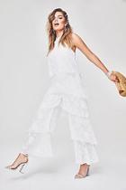 Boohoo Floral Frill Layered Jumpsuit
