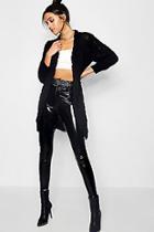 Boohoo Hannah Edge To Edge Loop Knit Cardigan