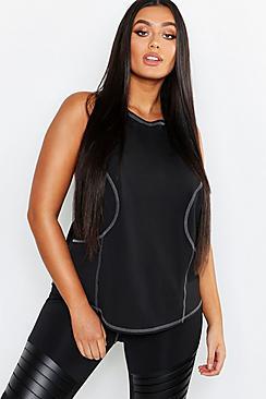 Boohoo Plus Fit Racer Back Vest