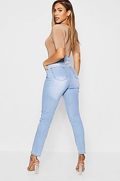 Boohoo High Rise Mom Jean