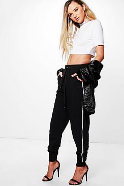 Boohoo Ianthe Embellished Side Sweat Joggers