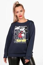 Boohoo Plus Sara Disney Mickey 1928 Sweatshirt
