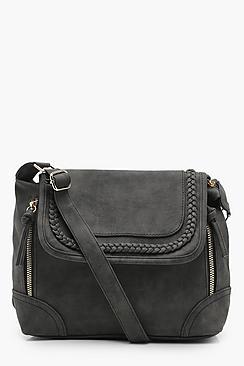 Boohoo Laura Whipstitch Cross Body