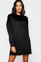 Boohoo Oversized Balloon Sleeve Sweater Dress